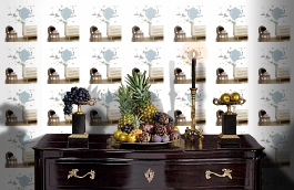 Обои M1002-2 фото в интерьере гостиной превью