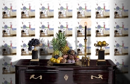 Обои M1003-3 фото в интерьере гостиной превью