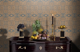 Обои МТ81402 фото в интерьере гостиной превью