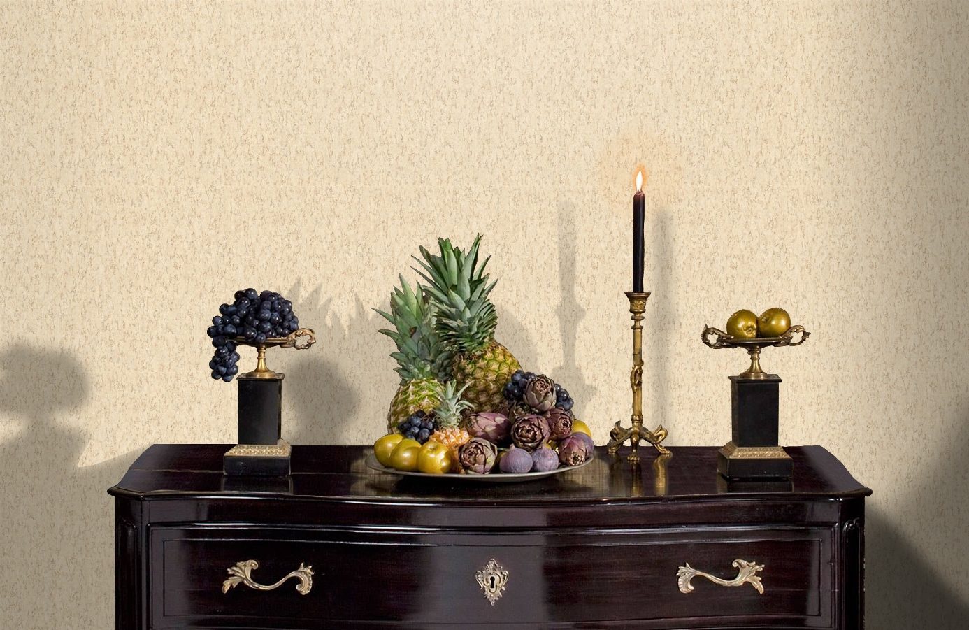 Обои МТ81505 фото в интерьере гостиной