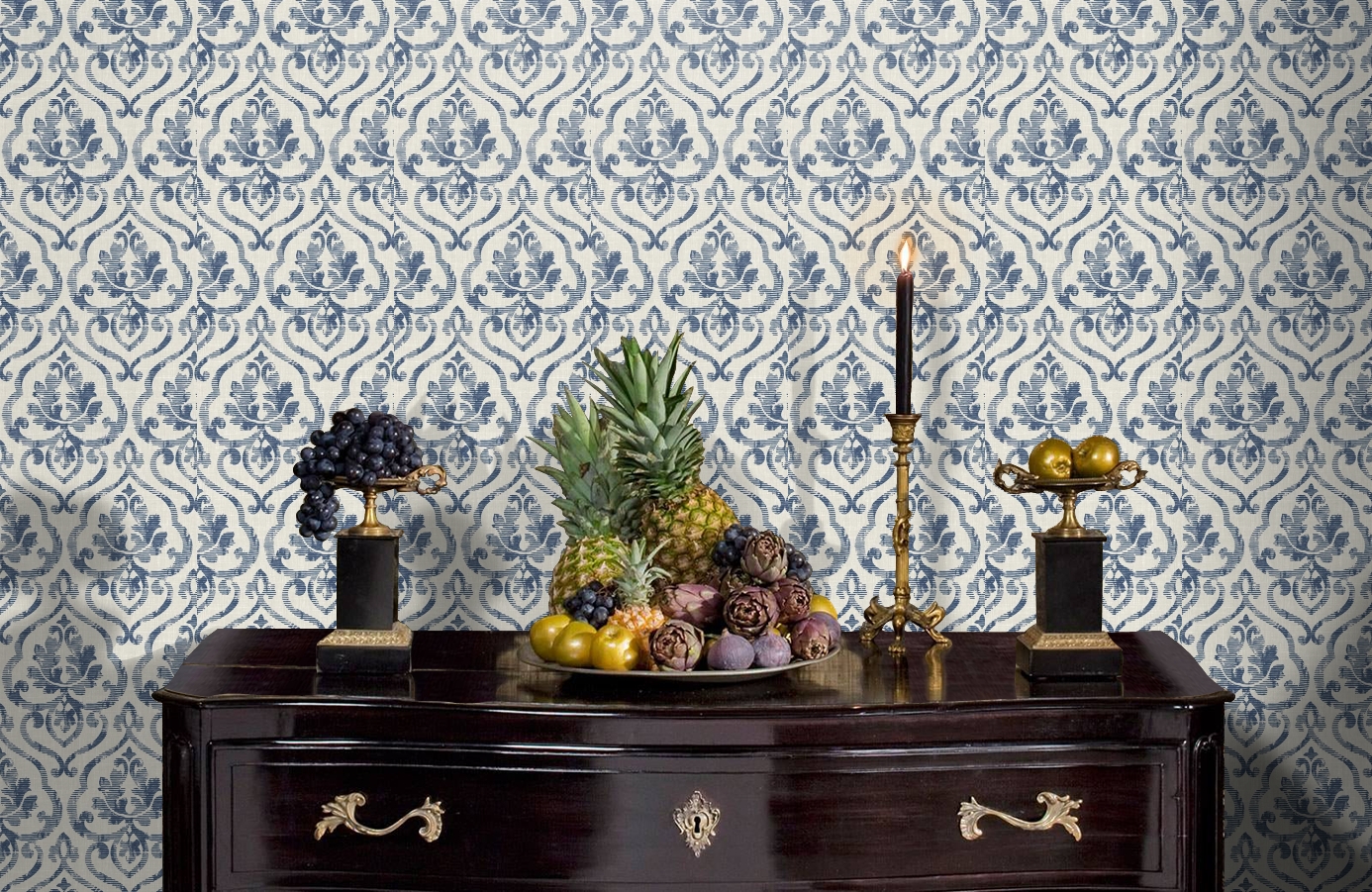 Обои МТ81910 фото в интерьере гостиной