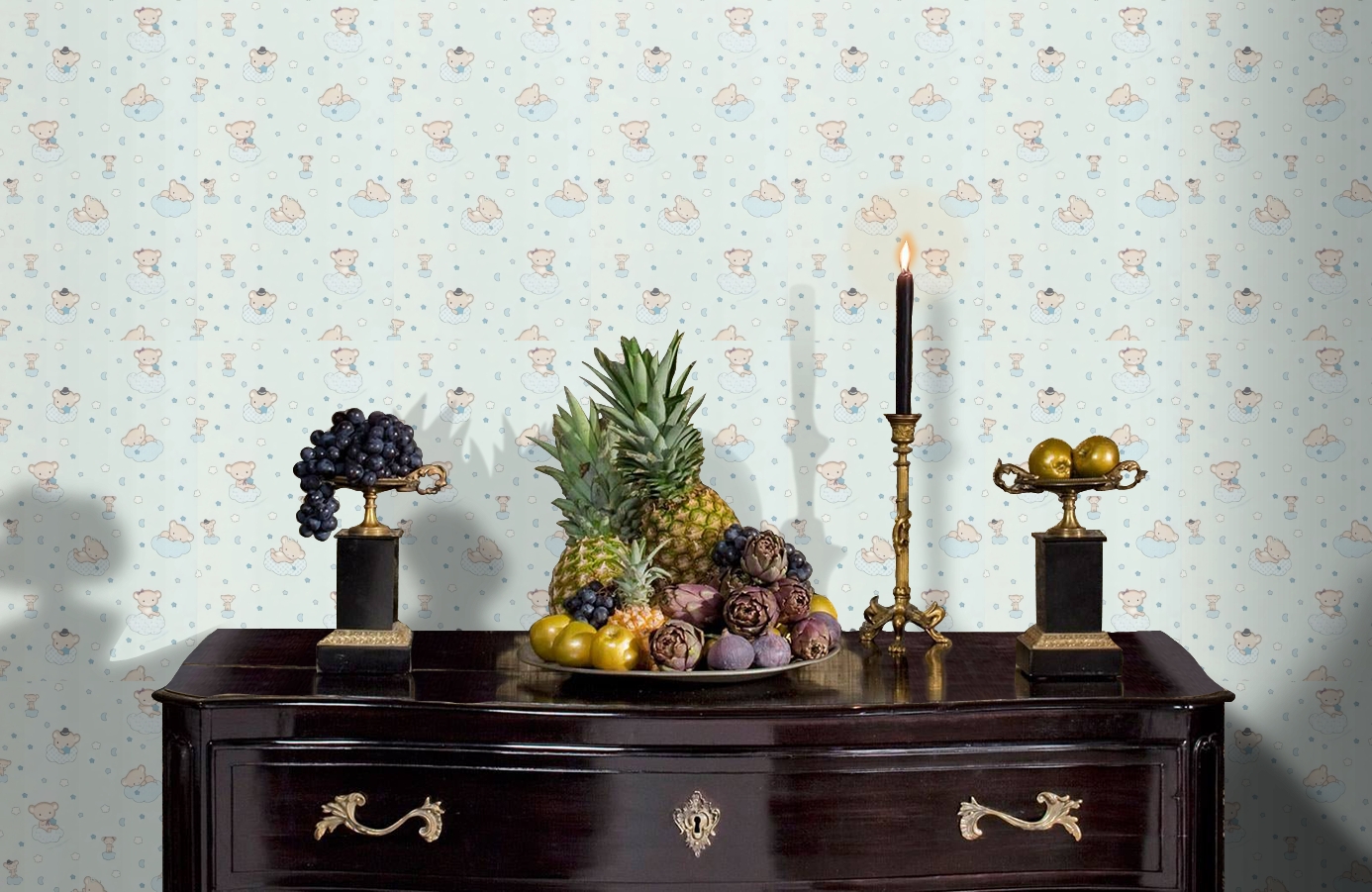 Обои 983094 фото в интерьере гостиной