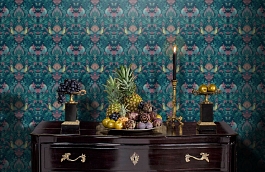 Обои A67801 фото в интерьере гостиной превью