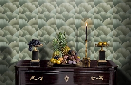 Обои BZ3006 фото в интерьере гостиной превью