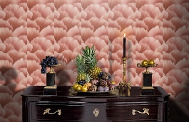 Обои BZ3009 фото в интерьере гостиной превью