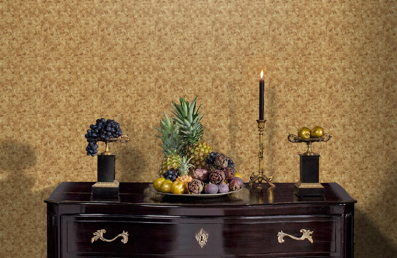 Обои 220042 фото в интерьере гостиной