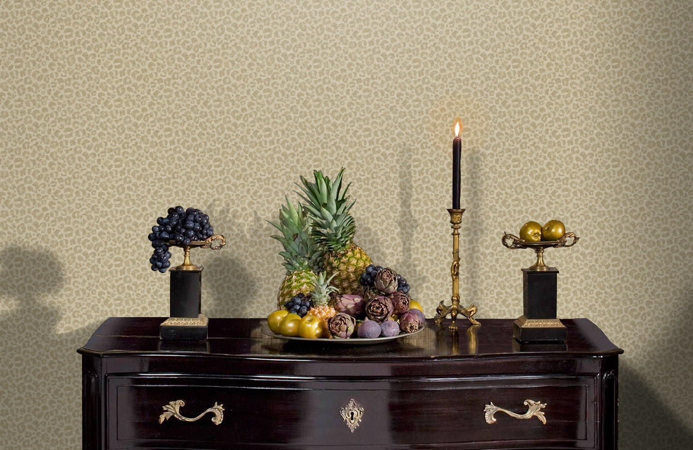 Обои 220142 фото в интерьере гостиной