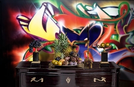 Обои P172301-0 фото в интерьере гостиной превью