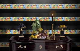 Обои p-580 фото в интерьере гостиной превью