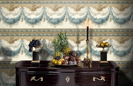 Обои SV61152B фото в интерьере гостиной превью