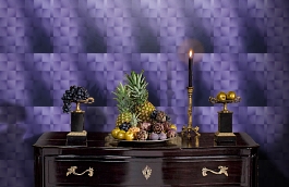 Обои 1325-67 фото в интерьере гостиной превью