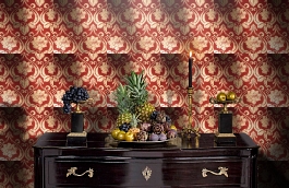 Обои 1330-14 фото в интерьере гостиной превью