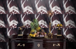 Обои 1331-13 фото в интерьере гостиной превью