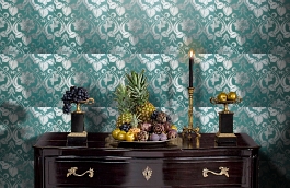 Обои 1332-12 фото в интерьере гостиной превью