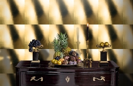 Обои 1770-18 фото в интерьере гостиной превью