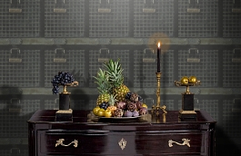 Обои Augustus Stone AG01 фото в интерьере гостиной превью