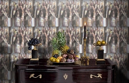 Обои Paintbox B Multi PBX1B фото в интерьере гостиной превью