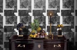 Обои Rockefeller A Coffee фото в интерьере гостиной превью