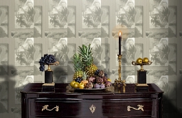 Обои Rockefeller C Multi фото в интерьере гостиной превью