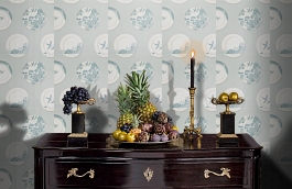 Обои PW78008-1 фото в интерьере гостиной превью