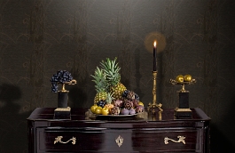 Обои 108013 фото в интерьере гостиной превью