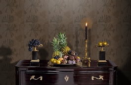 Обои 108026 фото в интерьере гостиной превью