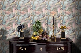 Обои 112/6023 фото в интерьере гостиной превью