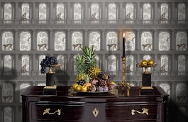 Обои 114-8016 фото в интерьере гостиной превью