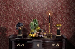 Обои 114-9019 фото в интерьере гостиной превью