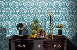 Обои 117-13042 фото в интерьере гостиной превью