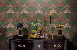 Обои 117-14043 фото в интерьере гостиной превью