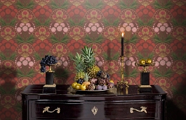 Обои 117-14046 фото в интерьере гостиной превью