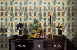 Обои 117-4012 фото в интерьере гостиной превью