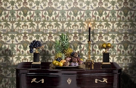 Обои 119-5026 фото в интерьере гостиной превью