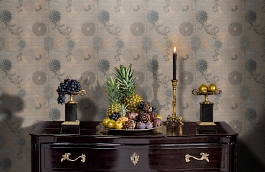 Обои 211013 фото в интерьере гостиной превью