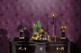 Обои 211017 фото в интерьере гостиной превью