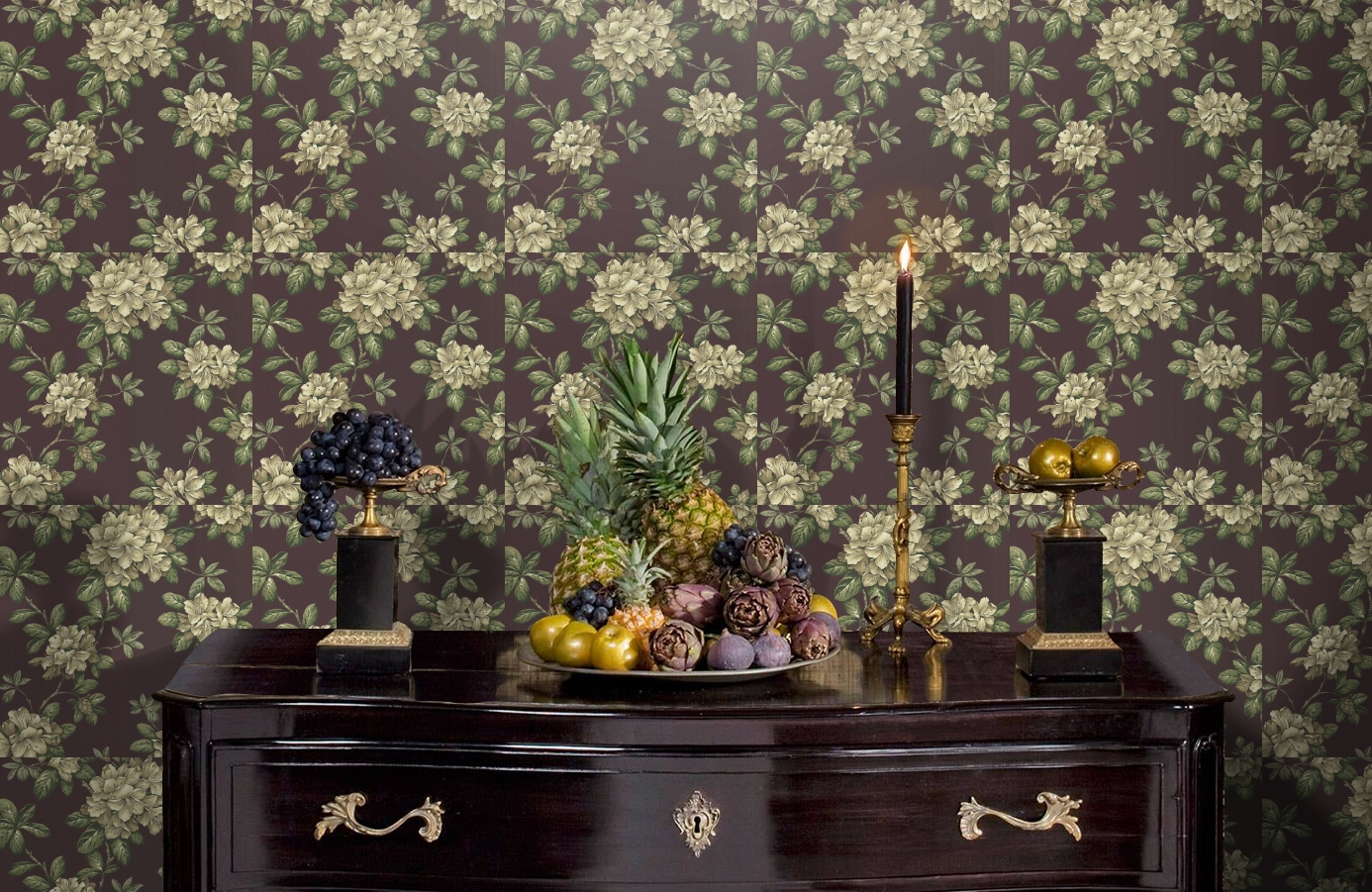 Обои CCE130076 фото в интерьере гостиной