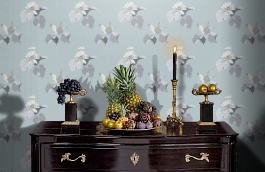 Обои FJ40004 фото в интерьере гостиной превью