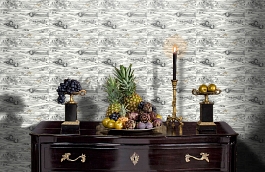 Обои NH11300 фото в интерьере гостиной превью