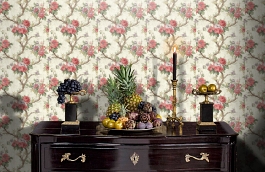 Обои NH20404 фото в интерьере гостиной превью