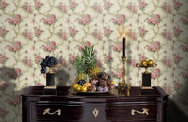 Обои NH20405 фото в интерьере гостиной превью