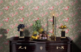 Обои NH20414 фото в интерьере гостиной превью