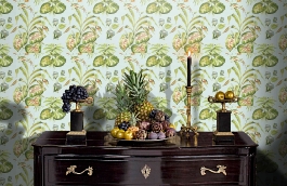 Обои 839-T-1149 фото в интерьере гостиной превью