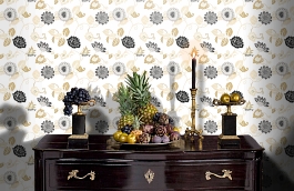 Обои 839-T-1170 фото в интерьере гостиной превью