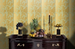 Обои 839-T-2008 фото в интерьере гостиной превью