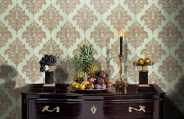 Обои 839-T-2019 фото в интерьере гостиной превью