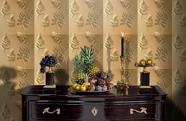 Обои 839-T-2073 фото в интерьере гостиной превью