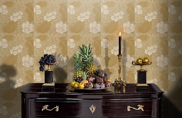 Обои 839-T-4929 фото в интерьере гостиной превью