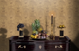 Обои 839-T-6010 фото в интерьере гостиной превью