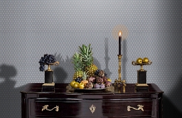 Обои 839-T-6046 фото в интерьере гостиной превью